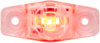 Optronics MCL14CRGB Clearance Light 20-Pieces 3-Diode Clear Lens Red LED Oblong Marker/Clearance Light, Surface Mount, 12V
