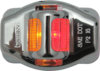 Optronics MCL181ARCRGB Clearance Light Marker / Clearance Light - Amber/Red Reversible Fender Light, Hard Wired With 9-In.