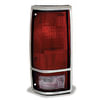 Grote 85172-5 Brake / Tail Light Combination Lens Brake / Tail Light Combination Lens - Rectangular, Red and Clear, Left,