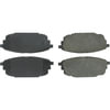Centric 305.08920 Disc Brake Pad Set Street Slect Brake Pads with Hardware