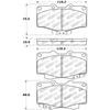 309.04100 by CENTRIC - STOPTECH PERFORMANCE PAD