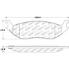 309.08980 by CENTRIC - STOPTECH PERFORMANCE PAD