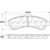 Centric 309.08820 Disc Brake Pad Set STOPTECH PERFORMANCE PAD