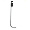 Betts Spring A25RLB40 Leaf Spring Hanger Kit Mud Flap Hanger - RH=LH, Heavy-Duty, Straight-Bar Unhanded Design, Powder-Coated