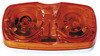 Peterson Lighting M138A-24V 138 Double Bulls-Eye Clearance and Side Marker Light - Amber, 24-Volt