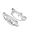 5066701AA by CHRYSLER - PAD KIT