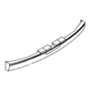 MR236500 by CHRYSLER - Bumper - Rear, fits 1997-1998 Eagle Talon 2.0L I4