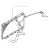 Chrysler MB906432 Radiator Coolant Hose Radiator Coolant Hose - Upper, fits 1995-2000 Chrysler Sebring and Dodge Avenger