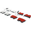 Centric 500.10290 Disc Brake Pad Set PQ PRO Disc Brake Pads with Hardware
