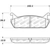 308.04580 by CENTRIC - StopTech Street Brake Pad