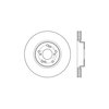 Centric 128.40086L Disc Brake Rotor Cross Drilled Rotor