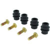 Centric 300.07060 Disc Brake Pad Set Centric Premium Semi-Metallic Brake Pads with Shims and Hardware