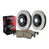 Centric 909.39006 Disc Brake Upgrade Kit Posi Quiet Brake Pads with Premium Brake Rotors