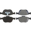 Centric 106.09700 Disc Brake Pad Set Posi Quiet Extended Wear Brake Pads with Shims and Hardware