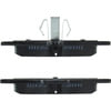 Centric 308.13411 Disc Brake Pad Set Street Brake Pads with Shims and Hardware