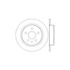 Centric 128.62115L Disc Brake Rotor Cross Drilled Rotor