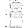 Centric 308.05360 Disc Brake Pad Set StopTech Street Brake Pad