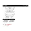 Centric 106.09321 Disc Brake Pad Set PosiQuiet Extended Wear