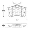 308.03400 by CENTRIC - StopTech Street Brake Pad