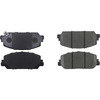 Centric 308.16970 Disc Brake Pad Set Street Brake Pads with Shims and Hardware