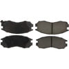Centric 305.04840 Disc Brake Pad Set Street Slect Brake Pads with Hardware