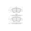 Centric 308.13220 Disc Brake Pad Set StopTech Street Brake Pad