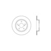 Centric 128.44179CL Disc Brake Rotor Sportstop Cryo Sport Drilled Rotor, Left