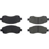 Centric 308.07220 Disc Brake Pad Set Street Brake Pads Front with Shims and Hardware