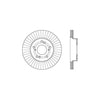 Centric 128.40082L Disc Brake Rotor Cross Drilled Rotor