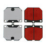 500.01140 by CENTRIC - PQ PRO Disc Brake Pads with Hardware