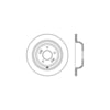 Centric 127.51045R Disc Brake Rotor Slotted Drilled Rotor