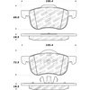 308.07940 by CENTRIC - Street Brake Pads Front with Shims