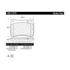 100.11210 by CENTRIC - Centric Original Equipment Formula Brake Pads with Hardware