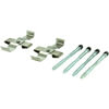 Centric 300.10531 Disc Brake Pad Set Centric Premium Semi-Metallic Brake Pads with Shims and Hardware