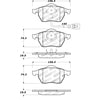 308.06871 by CENTRIC - Street Brake Pads with Shims and Hardware