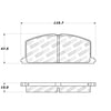 308.02420 by CENTRIC - Street Brake Pads Front with Shims