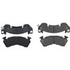 Centric 308.06140 Disc Brake Pad Set Street Brake Pads Front with Shims and Hardware