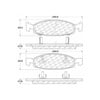 Centric 306.07900 Disc Brake Pad Set Centric Fleet Performance Brake Pads with Hardware