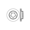 Centric 128.65113R Disc Brake Rotor Slotted Drilled Rotor