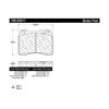 Centric 100.05611 Disc Brake Pad Set Centric Original Equipment Formula Brake Pads with Hardware