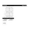 Centric 100.06390 Disc Brake Pad Set Centric Original Equipment Formula Brake Pads