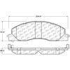 Centric 306.13990 Disc Brake Pad Set Centric Fleet Performance Brake Pads with Hardware