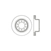 Centric 128.67070L Disc Brake Rotor Cross Drilled Rotor