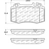 308.08470 by CENTRIC - StopTech Street Brake Pad