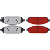Centric 500.10800 Disc Brake Pad Set PQ PRO Disc Brake Pads with Hardware
