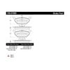 Centric 100.07680 Disc Brake Pad Set Disc Brake Pad
