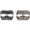 Centric 305.10410 Disc Brake Pad Set Street Slect Brake Pads with Hardware