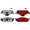 500.07600 by CENTRIC - PQ PRO Disc Brake Pads with Hardware