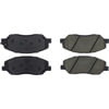 Centric 308.12020 Disc Brake Pad Set Street Brake Pads with Shims and Hardware