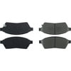 Centric 308.14220 Disc Brake Pad Set Street Brake Pads Front with Shims and Hardware